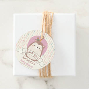 Boho Hedgehog Tribal Pastel Arrow Gender Neutral   Favour Tags