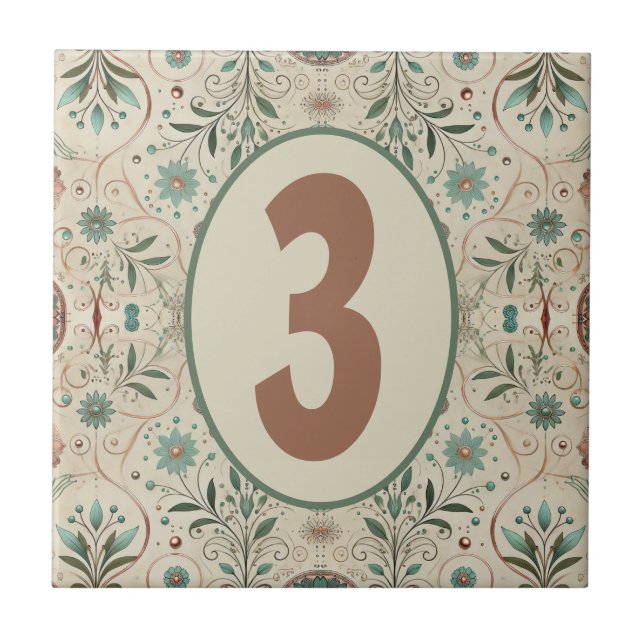 Boho Herb Customizable Tile (Front)