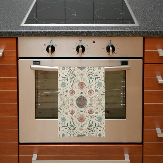 Boho Herb Kitchen Towel (Creator Uploaded)