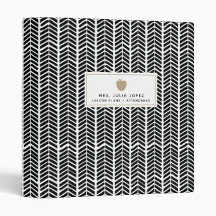 Boho Herringbone Teacher Binder
