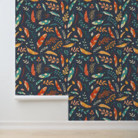 Boho Hippie Feather Pattern