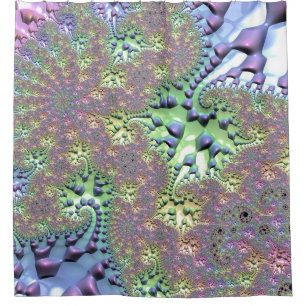 Boho Hippie Groovy Shiny Colourful Rainbow Fractal