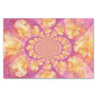 Boho Hippie Purple Gold Kaleidoscope Butterflies