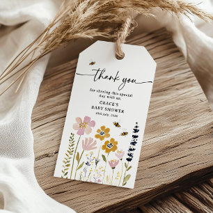 Boho Honey Bee Baby Shower Gift Tags