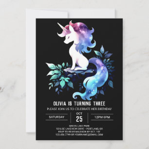 Boho Horse Birthday Invitation