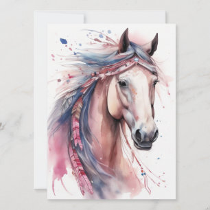 Boho Horse Card