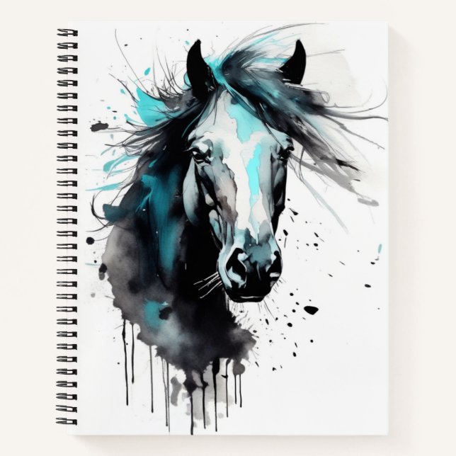 Boho Horse  Notebook (Front)