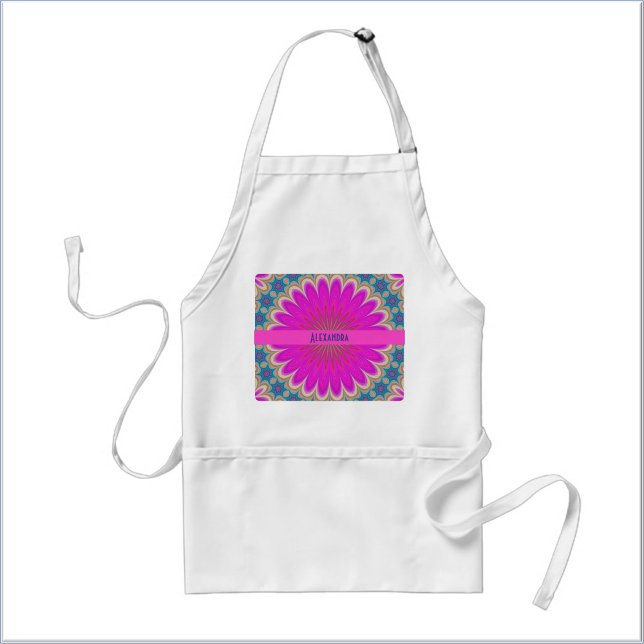Boho Hot Pink Mandala Standard Apron (Creator Uploaded)
