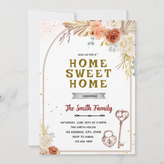 Boho housewarming party Invitation