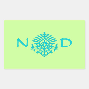 Boho India Block Print Sticker