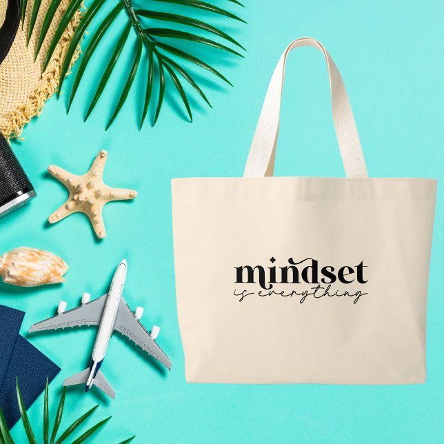 Boho Inspirational Quotes Large Tote Bag (Creator Uploaded)