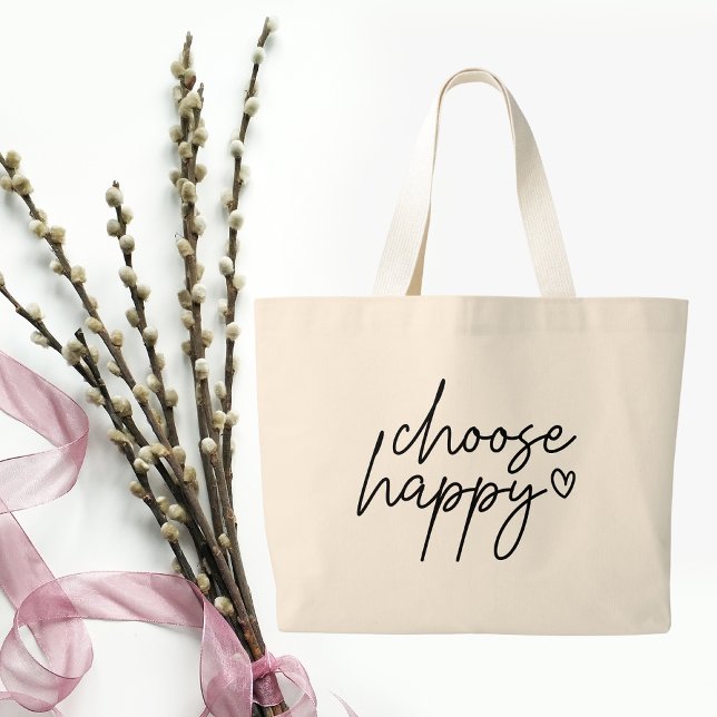 Boho Inspirational Quotes Large Tote Bag (Creator Uploaded)
