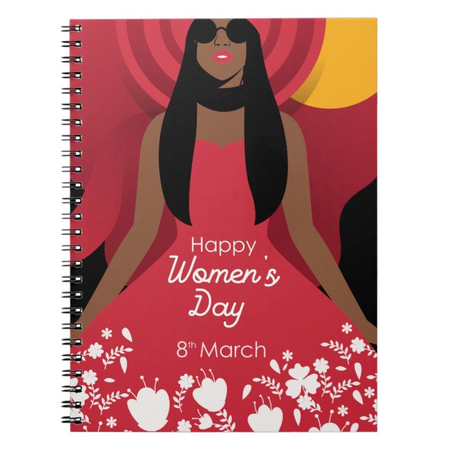 boho international womens day notebook (Front)