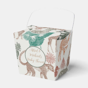 Boho Jungle Safari Baby Shower  Favor Box