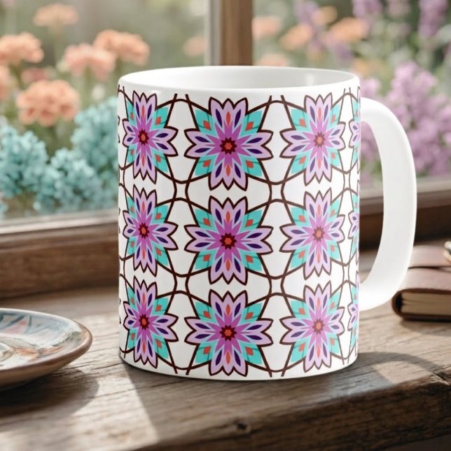 Boho Kaleidoscope Coffee Mug (Creator Uploaded)