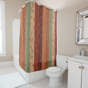 Boho Leaf Pattern Rustic Home Decor