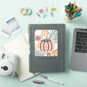 Boho Leopard Pumpkin Fall � Retro Autumn Floral Ha