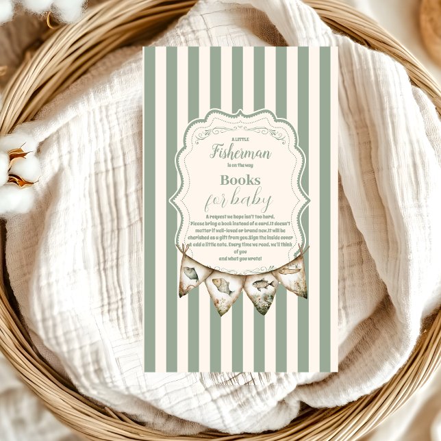 Boho Little Fisherman Fishing Books for Baby  Enclosure Card (Creator Uploaded)