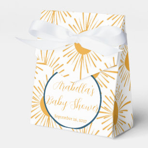 Boho Little Ray of Sun Neutral Baby Shower  Favor Box
