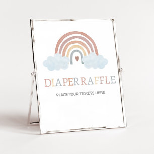 Boho Little Ray of Sunshine Diaper Raffle Sign