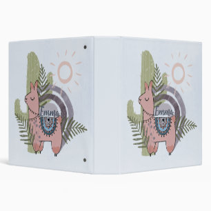 Boho Llama Binder
