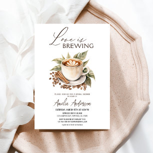 Boho Love is Brewing Bridal Shower Invitation