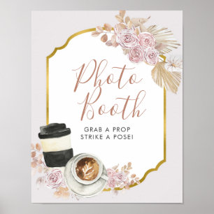 Boho Love is Brewing Photo Booth Sign