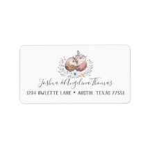 Boho Love Ows Mariages Étiquettes de adresse