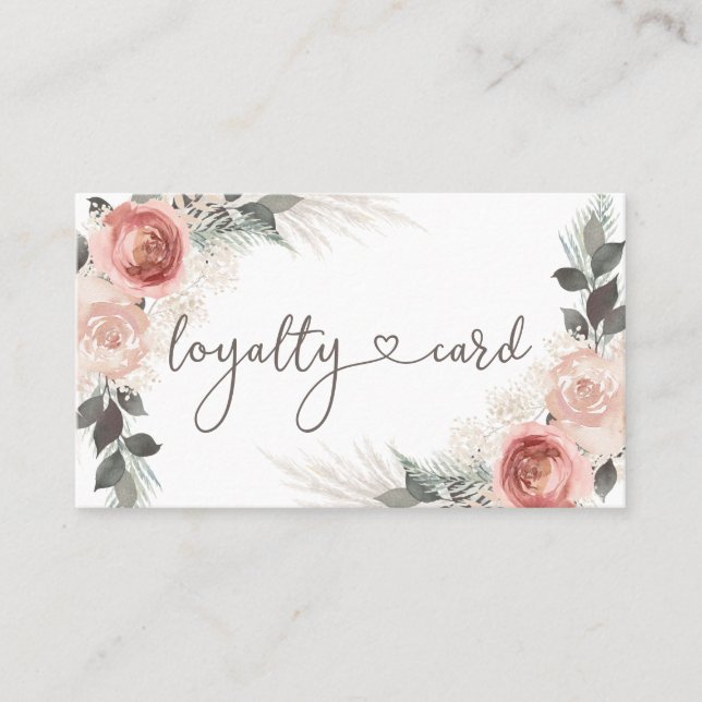 Boho Loyalty Carte de visite (Devant)
