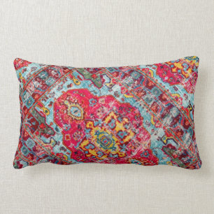 Boho Magic Carpet Lumbar Pillow