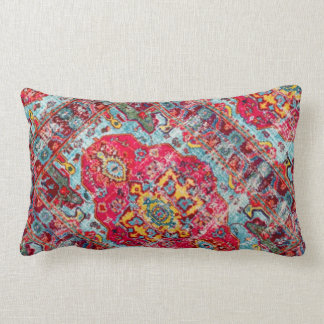 Boho Magic Carpet Lumbar Pillow