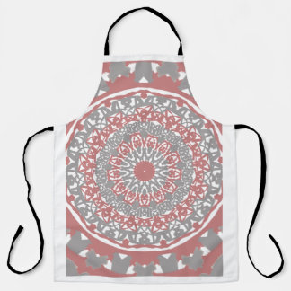 Boho Mandala Apron – Elegant Kitchen & Craft