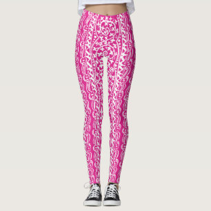 Boho Mandala Flower & Leaf Summer Leggings