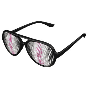 Boho Marbled Abstract Librafeminine Pride Flag Aviator Sunglasses