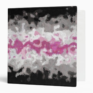 Boho Marbled Abstract Librafeminine Pride Flag Binder