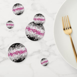 Boho Marbled Abstract Librafeminine Pride Flag Confetti