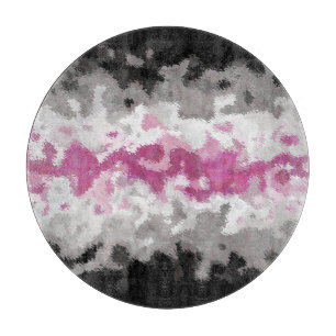 Boho Marbled Abstract Librafeminine Pride Flag Cutting Board