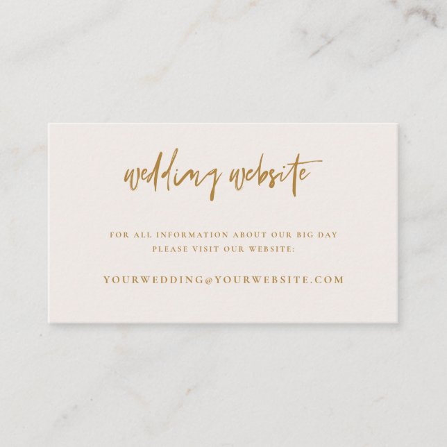 Boho Mariage Site Web Détails Carte de boîtier C10 (Devant)
