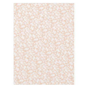 Boho Matisse Botanical Shapes Pattern Terracotta Tablecloth