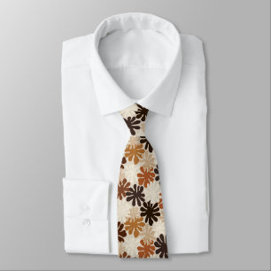 Boho Matisse Flower Pattern  Tie