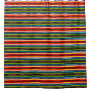 Boho Mexican Serape Stripes Psychedelic Boho