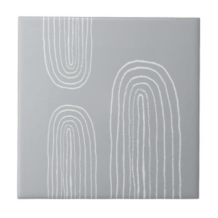 Boho Mid Century Chic Rainbow Tile