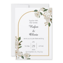 Boho Minimalist Botanical Floral Wedding