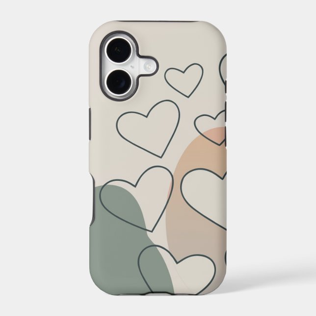 Boho Minimalist iPhone 17 Case – Aesthetic Neutral (Verso)