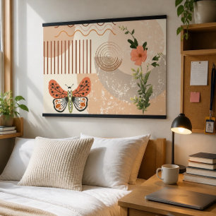 Boho Minimalist Neutral Colors Poster