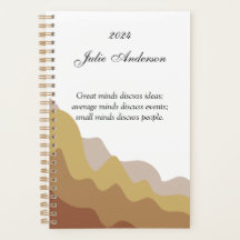 Boho minimalist planner