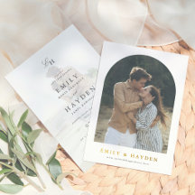 Boho Minimalist Simple Arch Photo Wedding