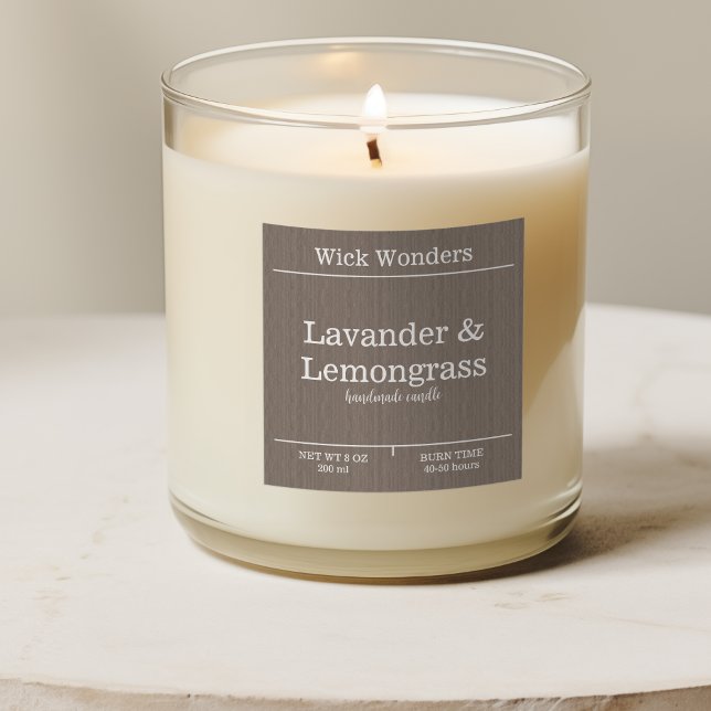 Boho Minimalistic Candle Making Label (Creator Uploaded)