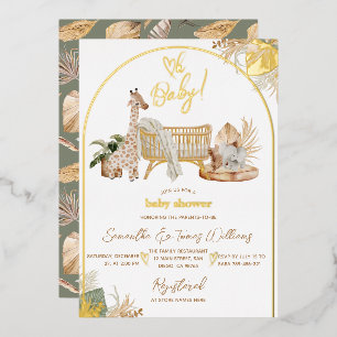 Boho Modern Heart Gender Neutral Baby Shower