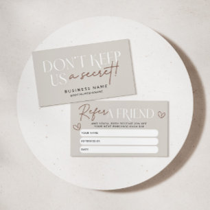 Boho Moderne Référer Une Carte Coupon De Réduction